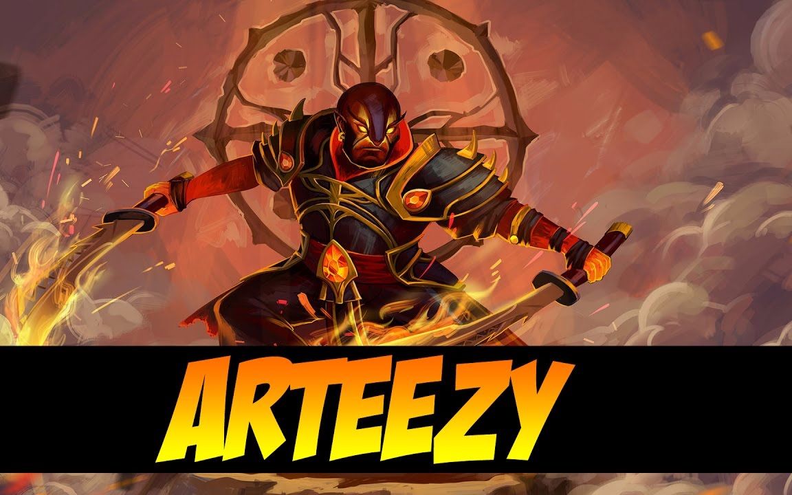 【dota】arteezy [迷之剪辑] 灰烬之灵第一视角