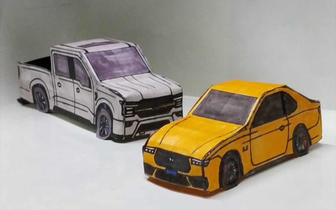 [accu汽车纸模工厂] 福特 mustang