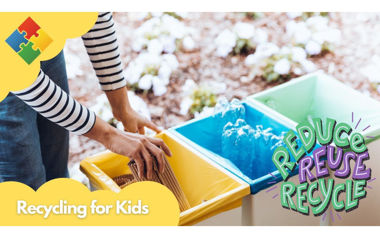 [图]Recycling for Kids _ Learn how to Reduce, Reuse, and Recycle