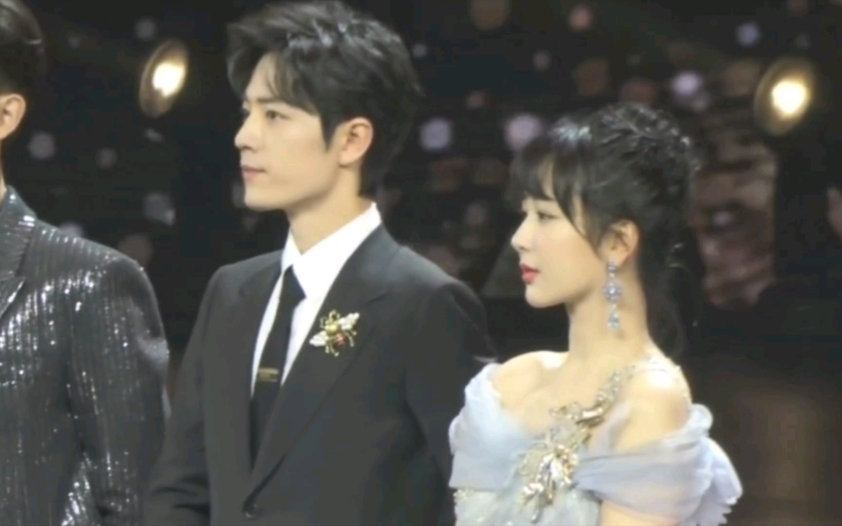 2019微博之夜肖战杨紫最后合影