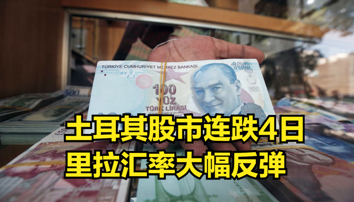 土耳其股市连跌4日,土政府颁布一系列措施后,里拉汇率大幅反弹哔哩哔哩bilibili