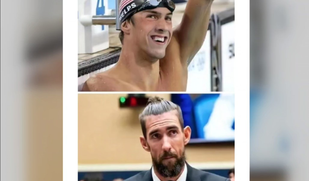 同时游泳名将,菲尔普斯和孙杨退役前后对比