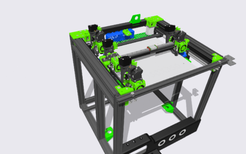 BLV X轴 1元CNC件及Voron VZbot镂空X轴适配哔哩哔哩bilibili