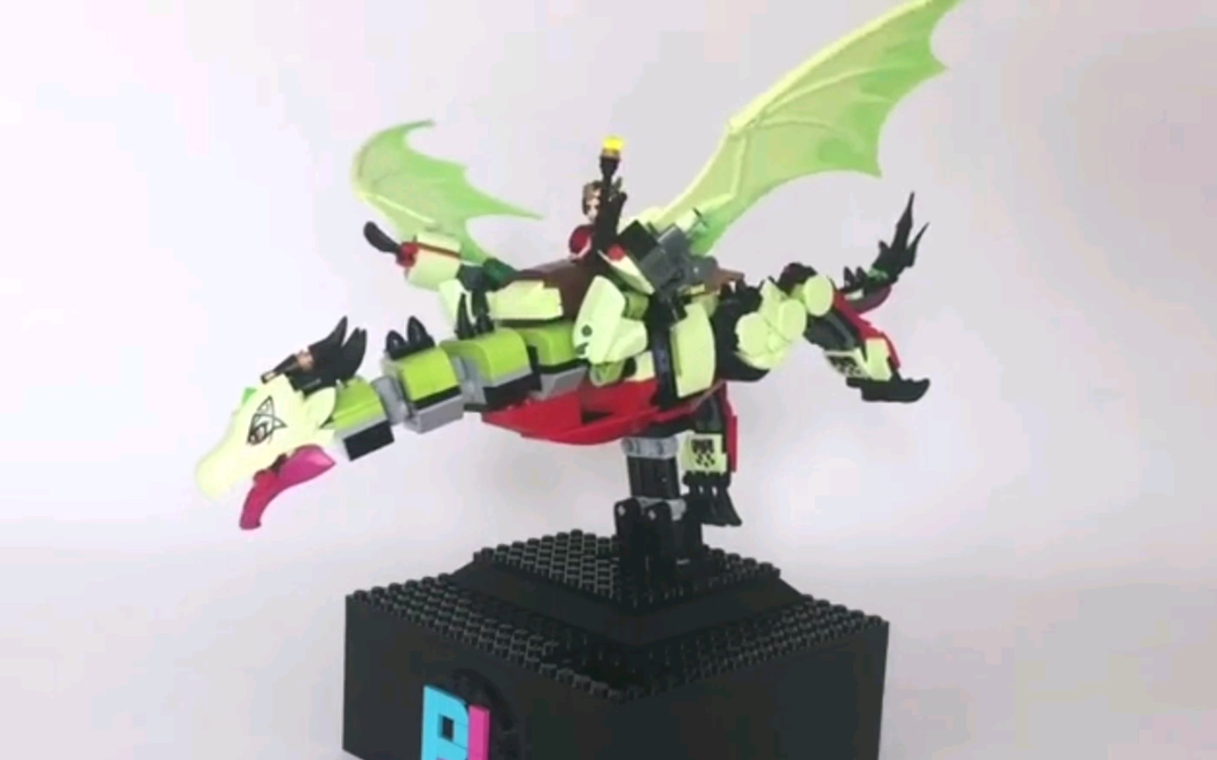 乐高moc-飞翔的巨龙_哔哩哔哩_bilibili