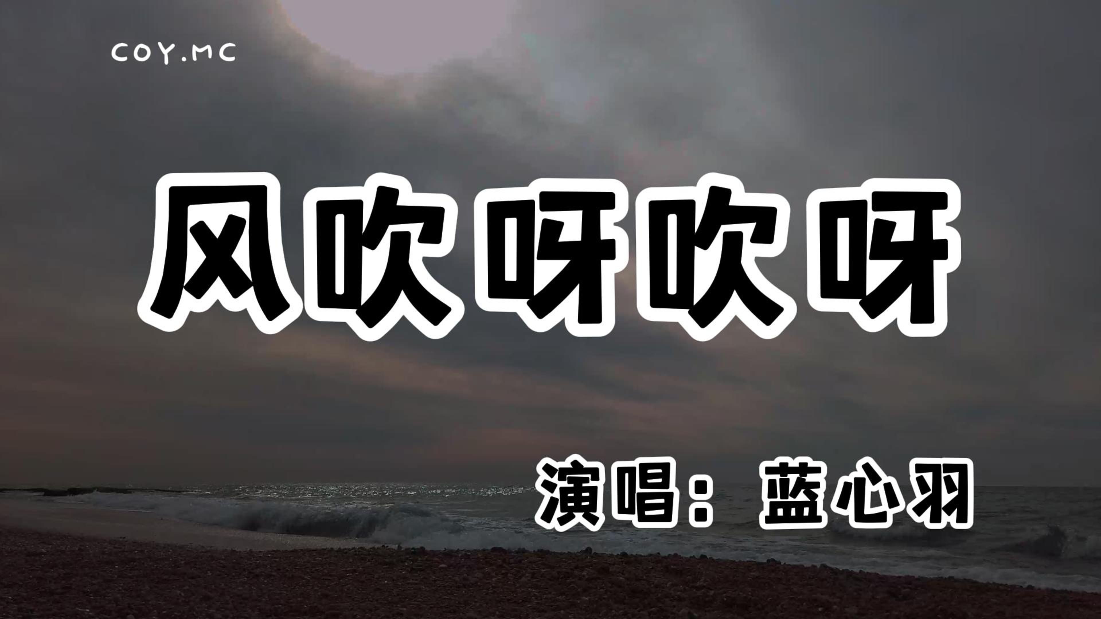 蓝心羽 - 风吹呀吹呀『让夏天的风 吹呀吹呀吹呀』(动态歌词/lyrics