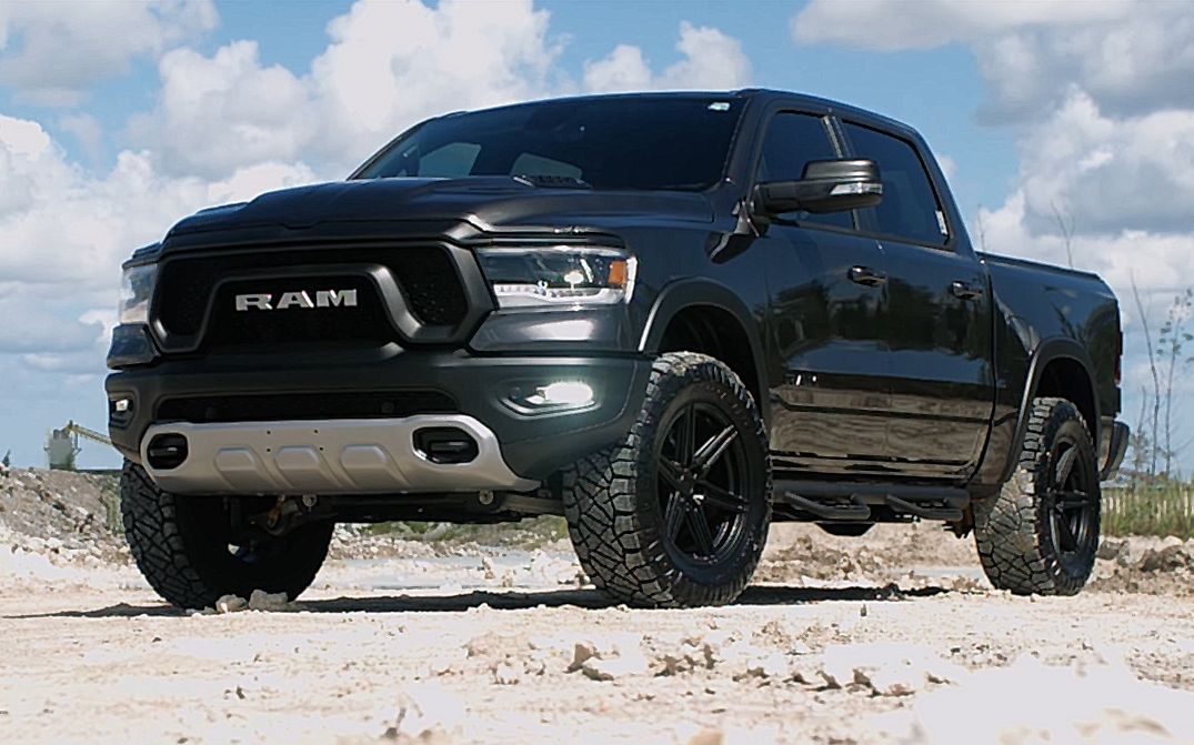 [vossen]道奇公羊ram rebel 1500改装案例 - 混合锻造轮毂hf6-2 [2k