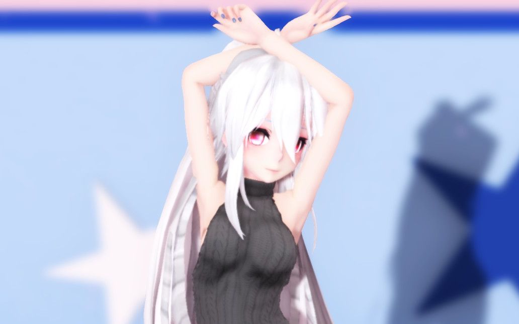 【mmd】护士姐姐和露背毛衣的换装play