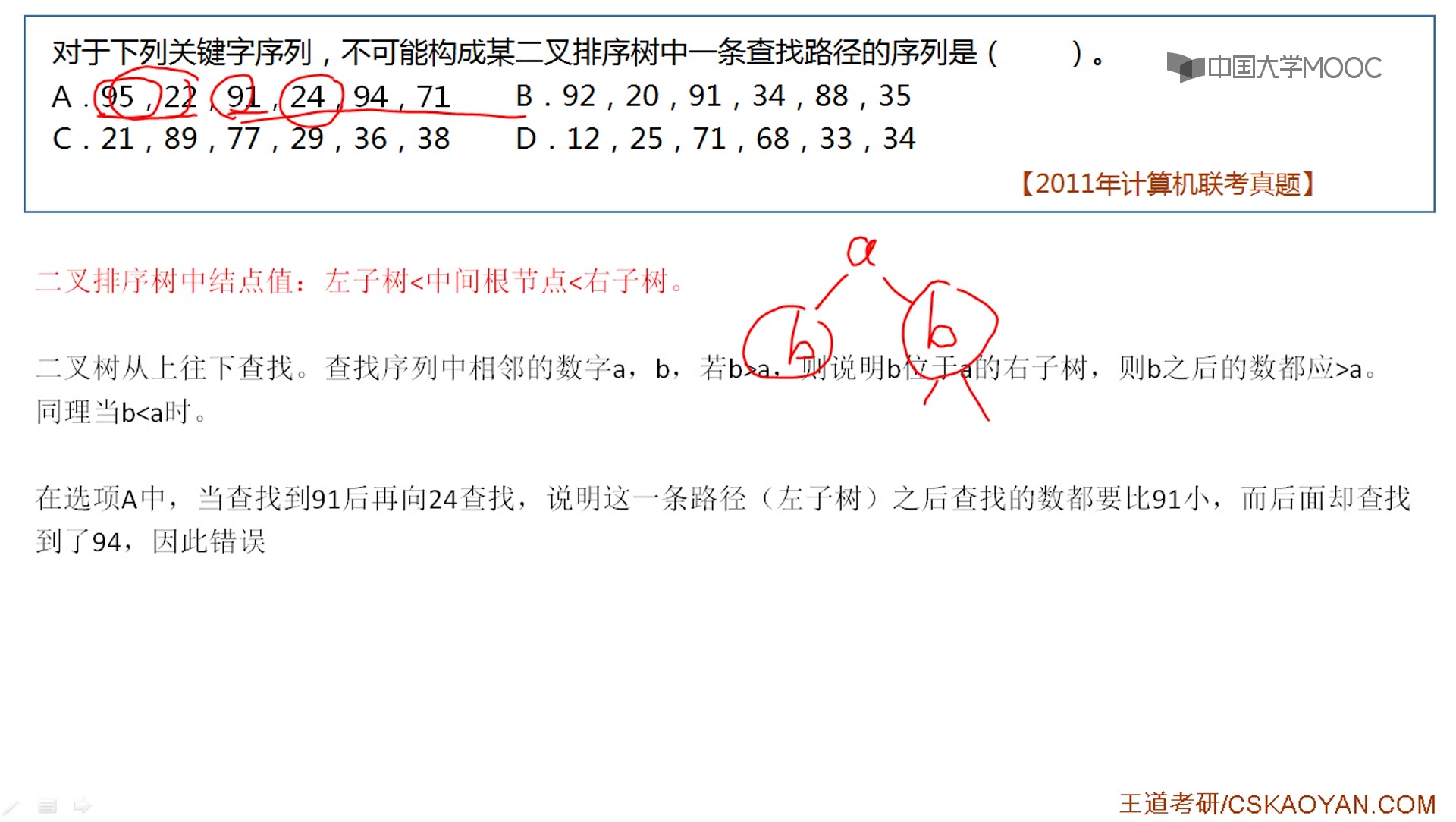 4.5.2 选择题[6] 对于下列关键字序列哔哩哔哩bilibili