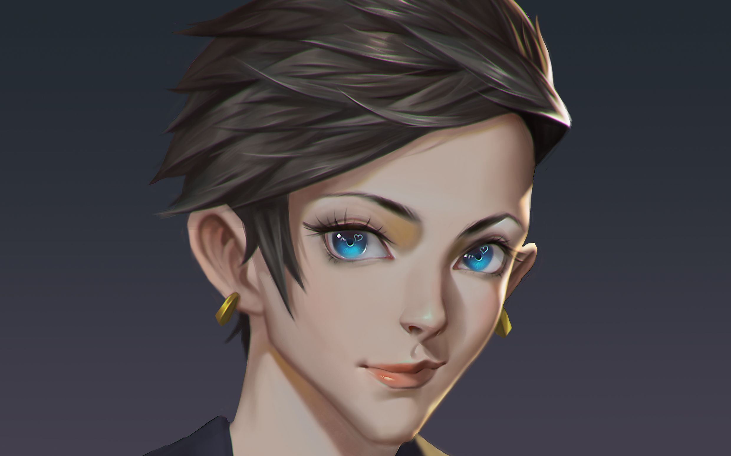 板绘厚涂男孩头像绘制