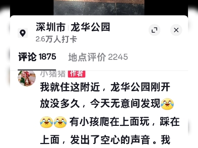 网友手欠,发现深圳某公园雕塑用材全部作假,这公园谁验收的呢?深圳财政谁花的呢?哔哩哔哩bilibili