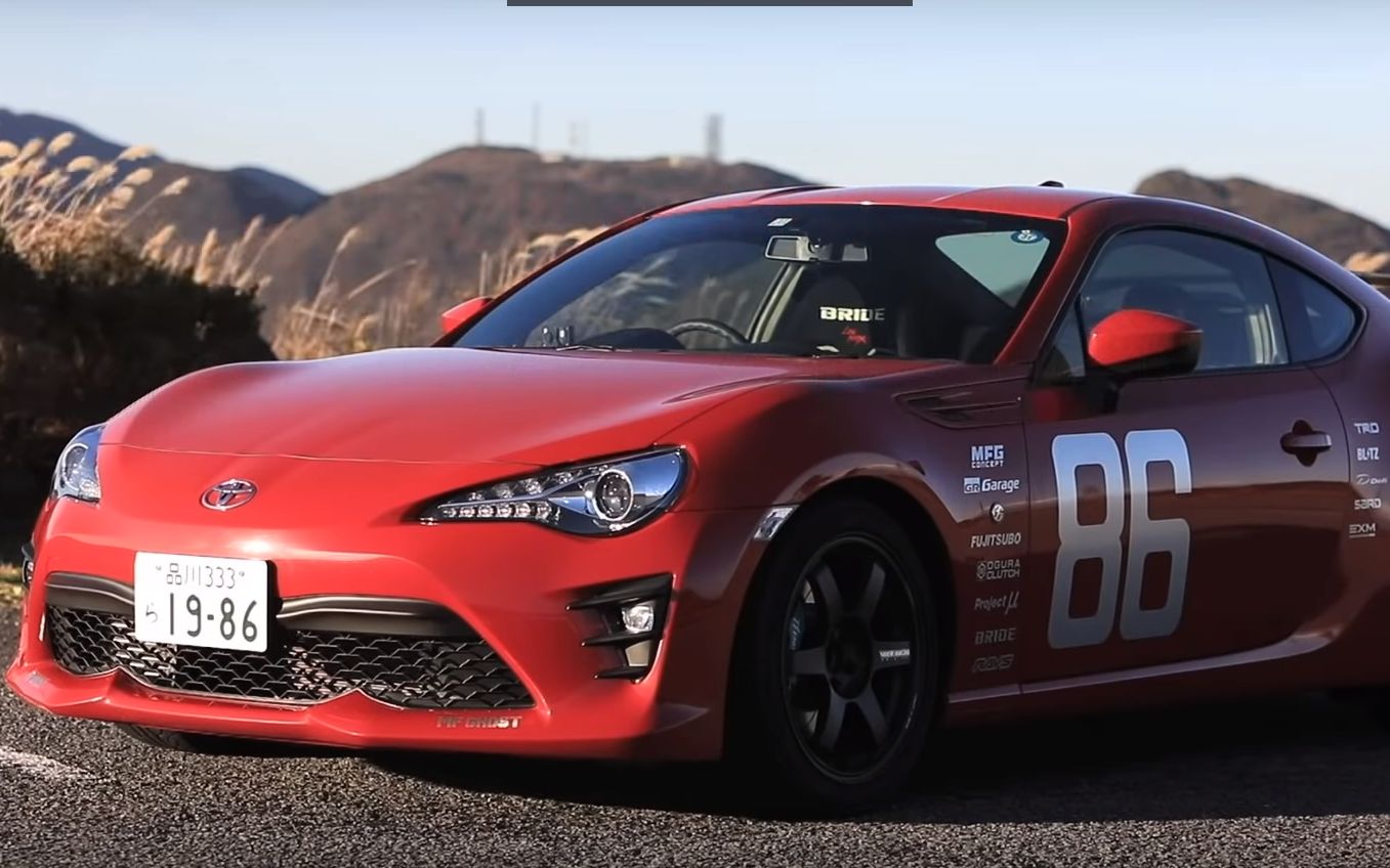 【新车中的一台礼物】2020年概念丰田86mfg在箱根试跑,定制也大公开!