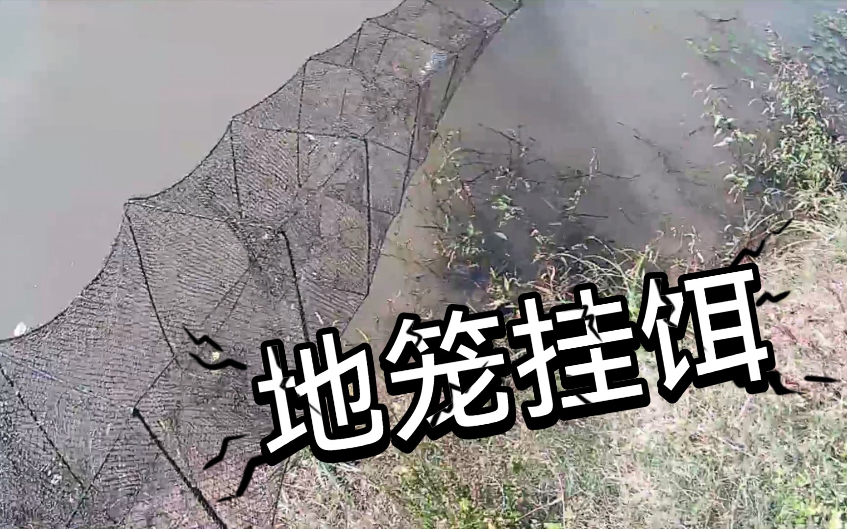 野钓地笼挂饵怎么办?剪刀伺候!