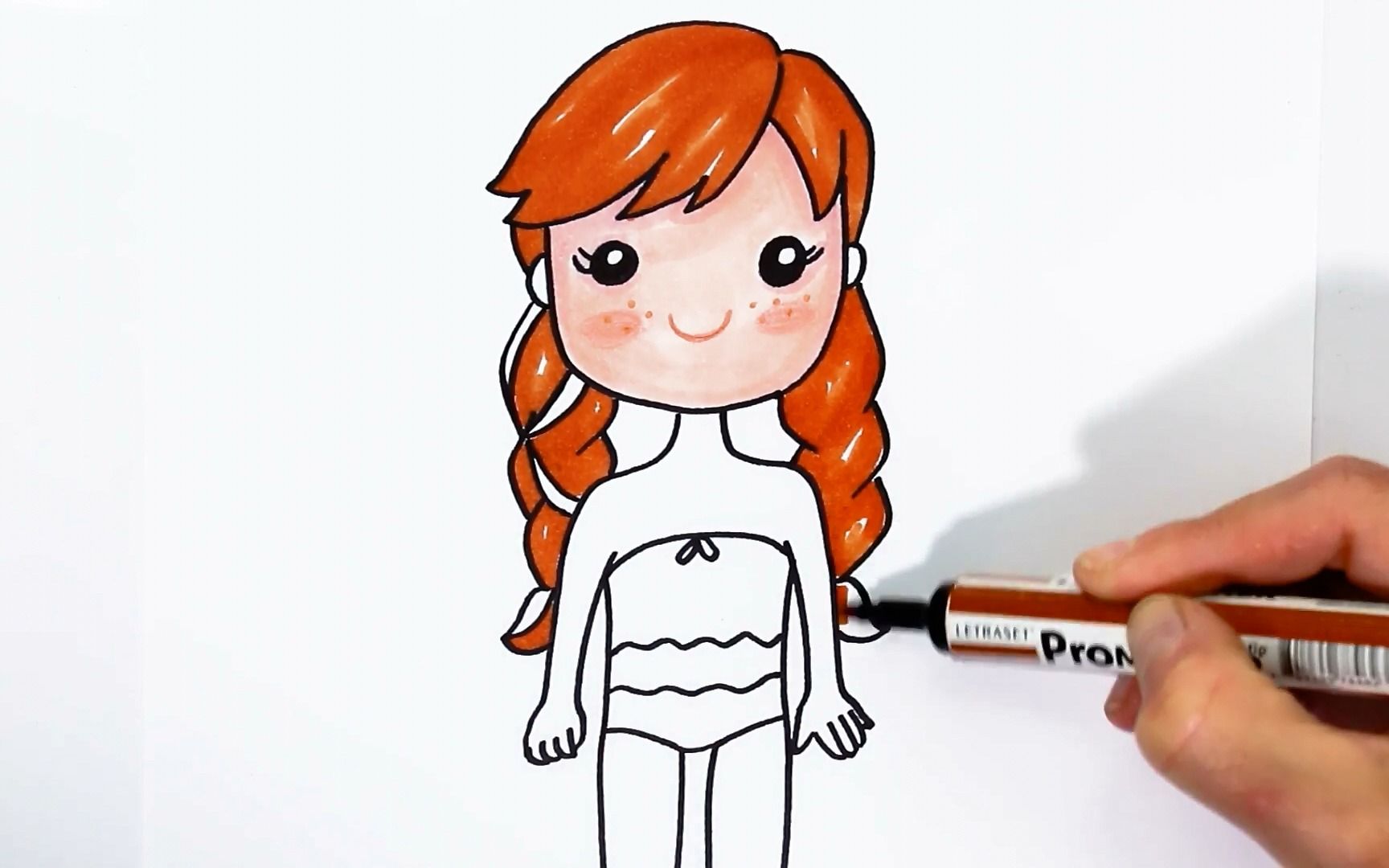 lets draw elsa and anna from frozen dolls for dress up! cute