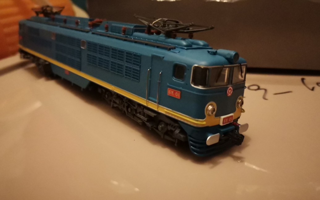 ho比例火车模型之mtc 6y2型电力机车,中国铁路"六丫",非百万城 n27