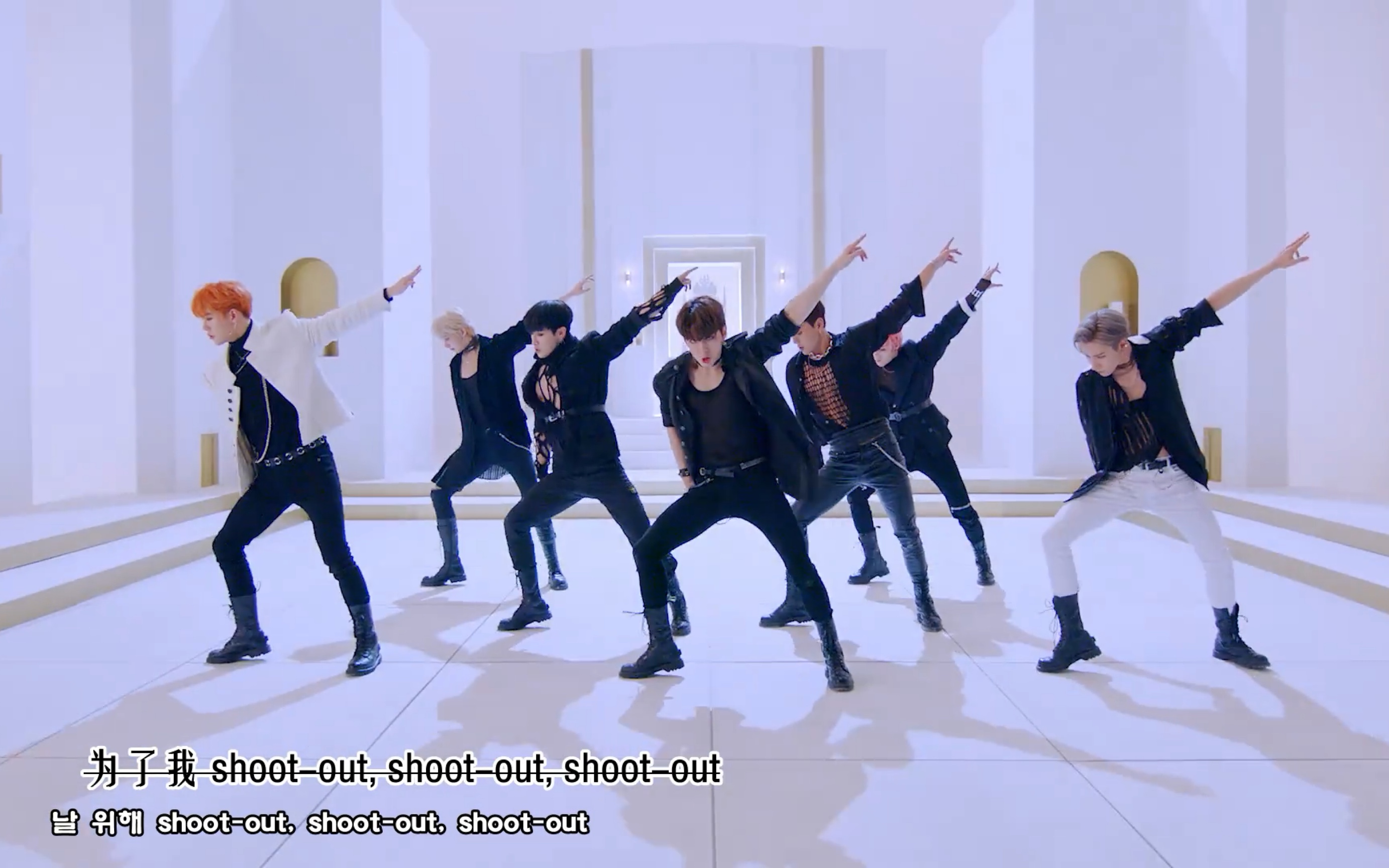 [图]MONSTA X - Shoot Out MV 中韩字幕 @神迹字幕