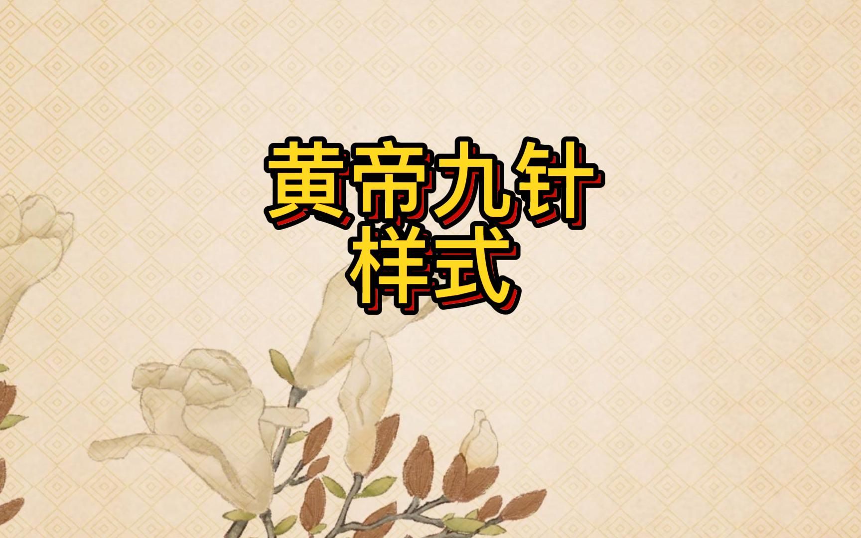 活动作品黄帝九针的样式快来围观几千年前的针灸样式