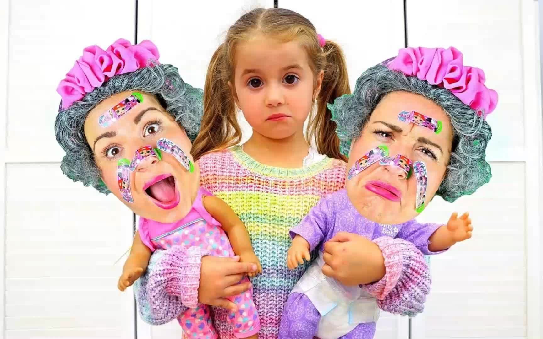 竟然变成了一个小宝宝,可是没想到宝宝太闹腾了,小女孩能照顾好她吗?