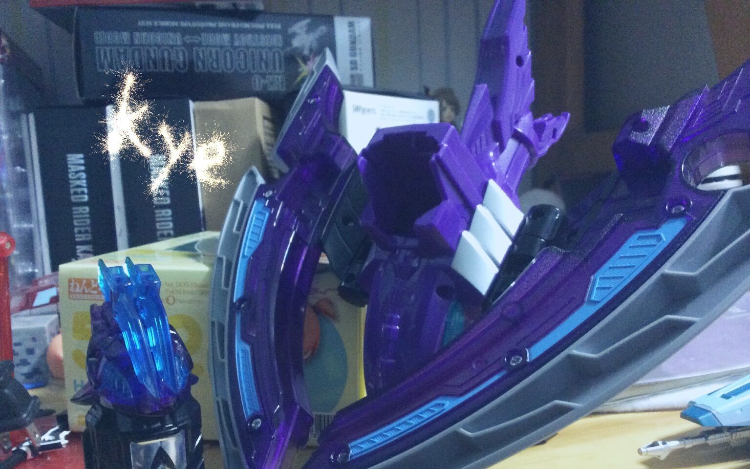 【kye的模玩b站视频分享】 15 铠甲勇士捕将 锐夫 升级版 鳍鲨刃