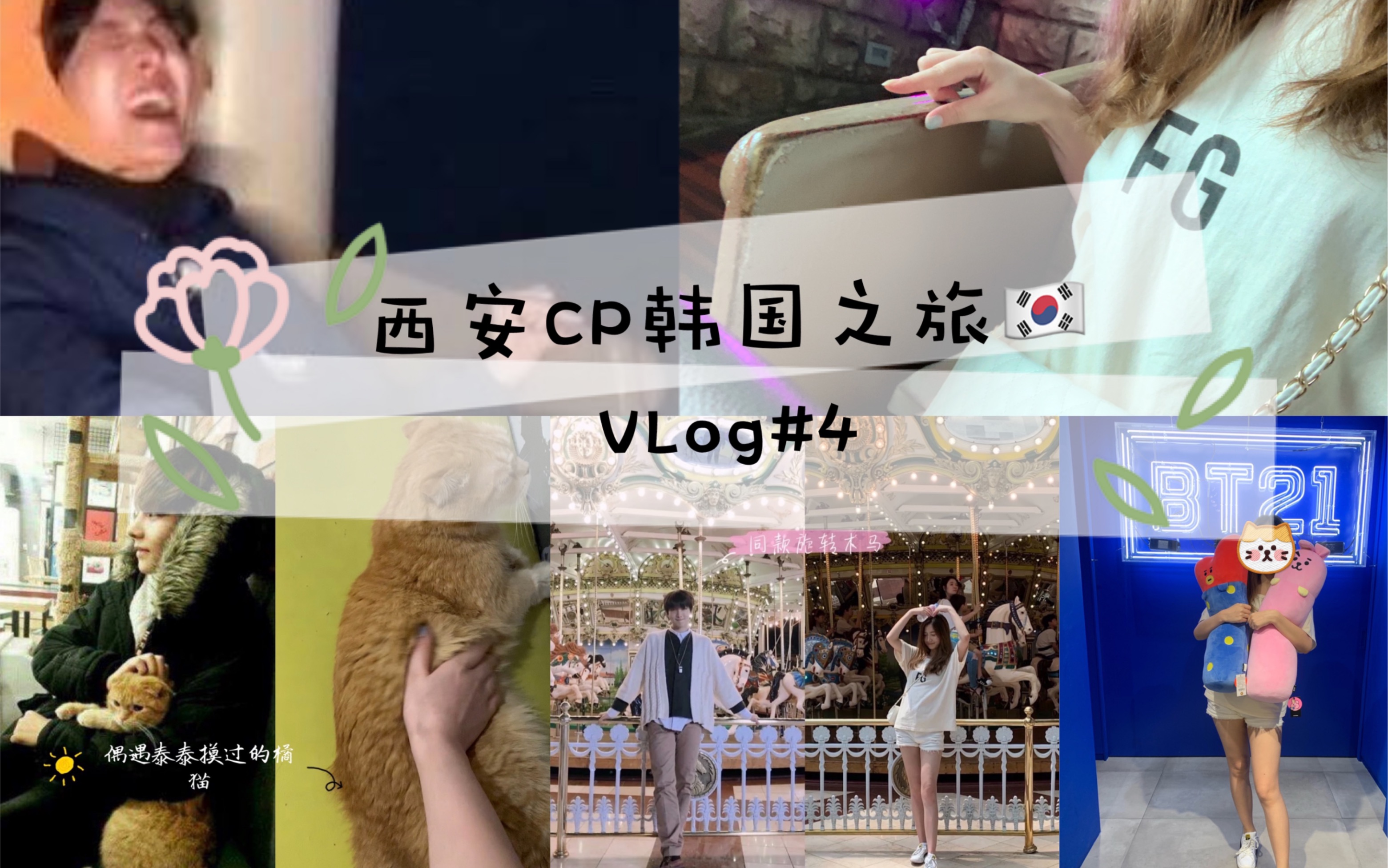 【VLog】西安CP韩国首尔之旅Day4/跑弹乐天世界+打卡硕珍哥哥日式烤肉店+泰亨去过的猫咖店+弘大BT21+血汗泪Cover哔哩哔哩bilibili