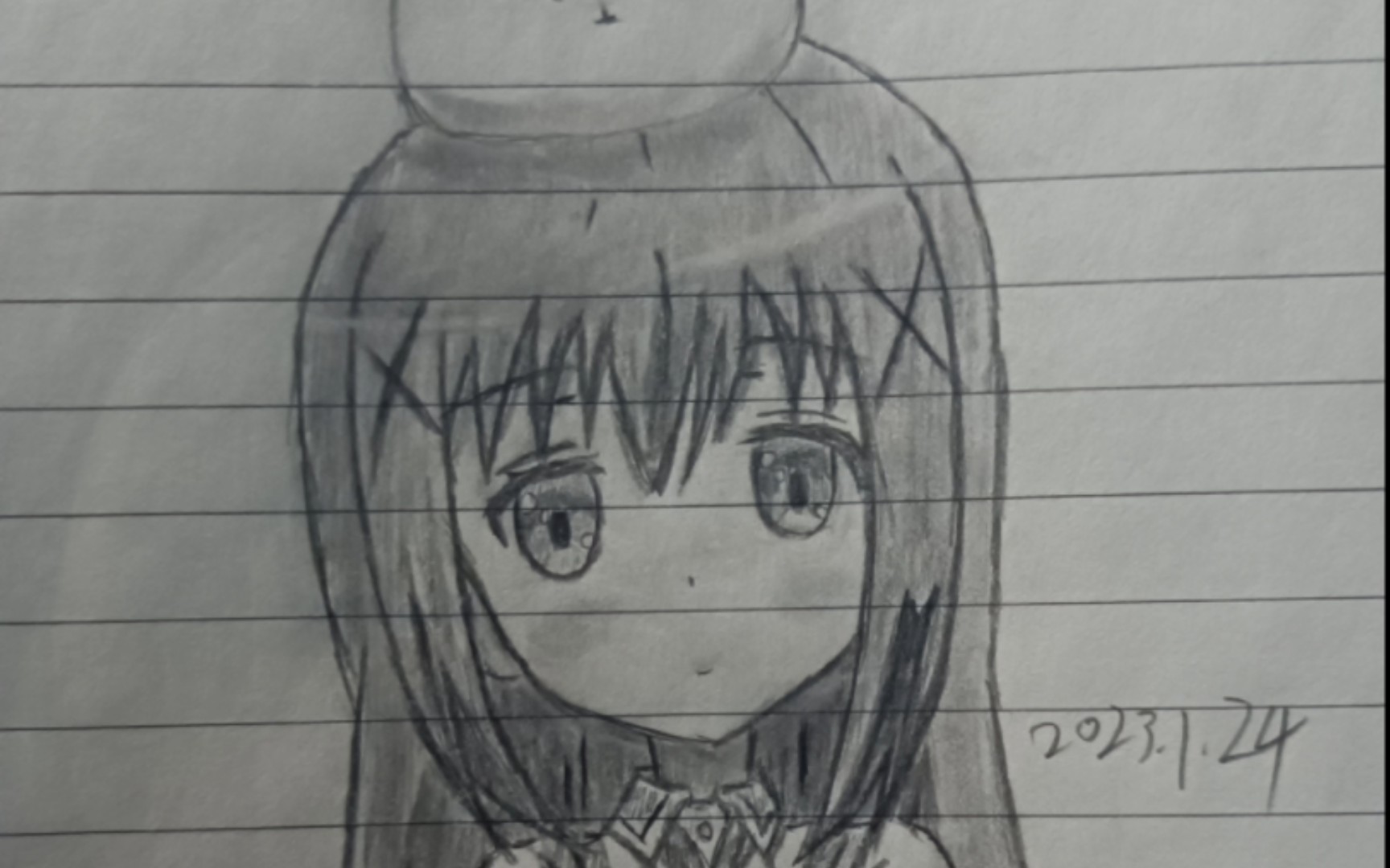 手绘香风智乃(画的不好勿喷)