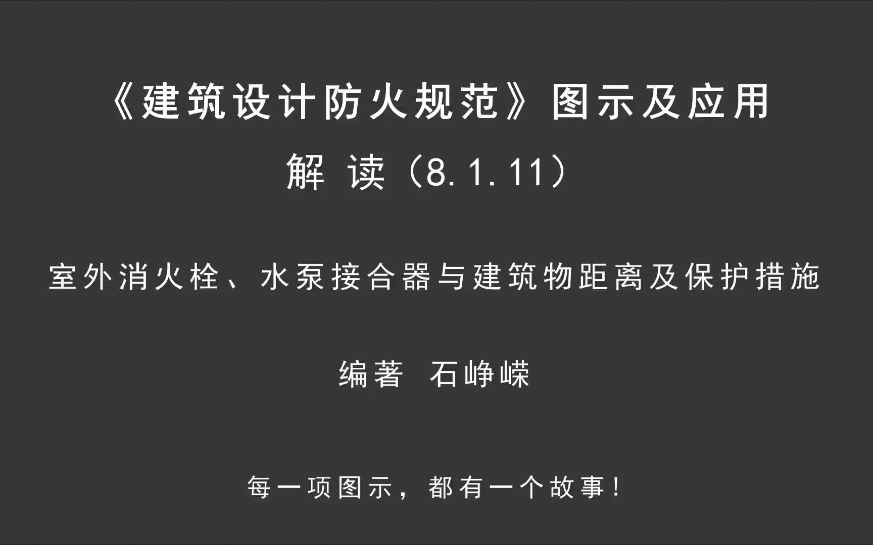 解读8.1.11:室外消火栓、水泵接合器与建筑物距离及保护措施!《建筑设计防火规范图示及应用》哔哩哔哩bilibili