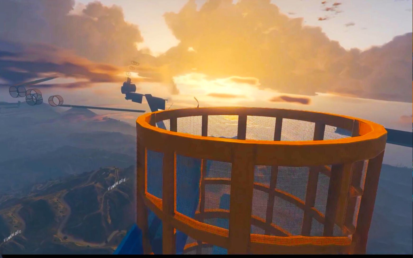 夕阳下的洛圣都!极具美感的一张地图