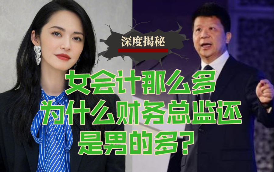 [图]【女会计那么多，为什么财务总监还是男的多？】解读职业机密