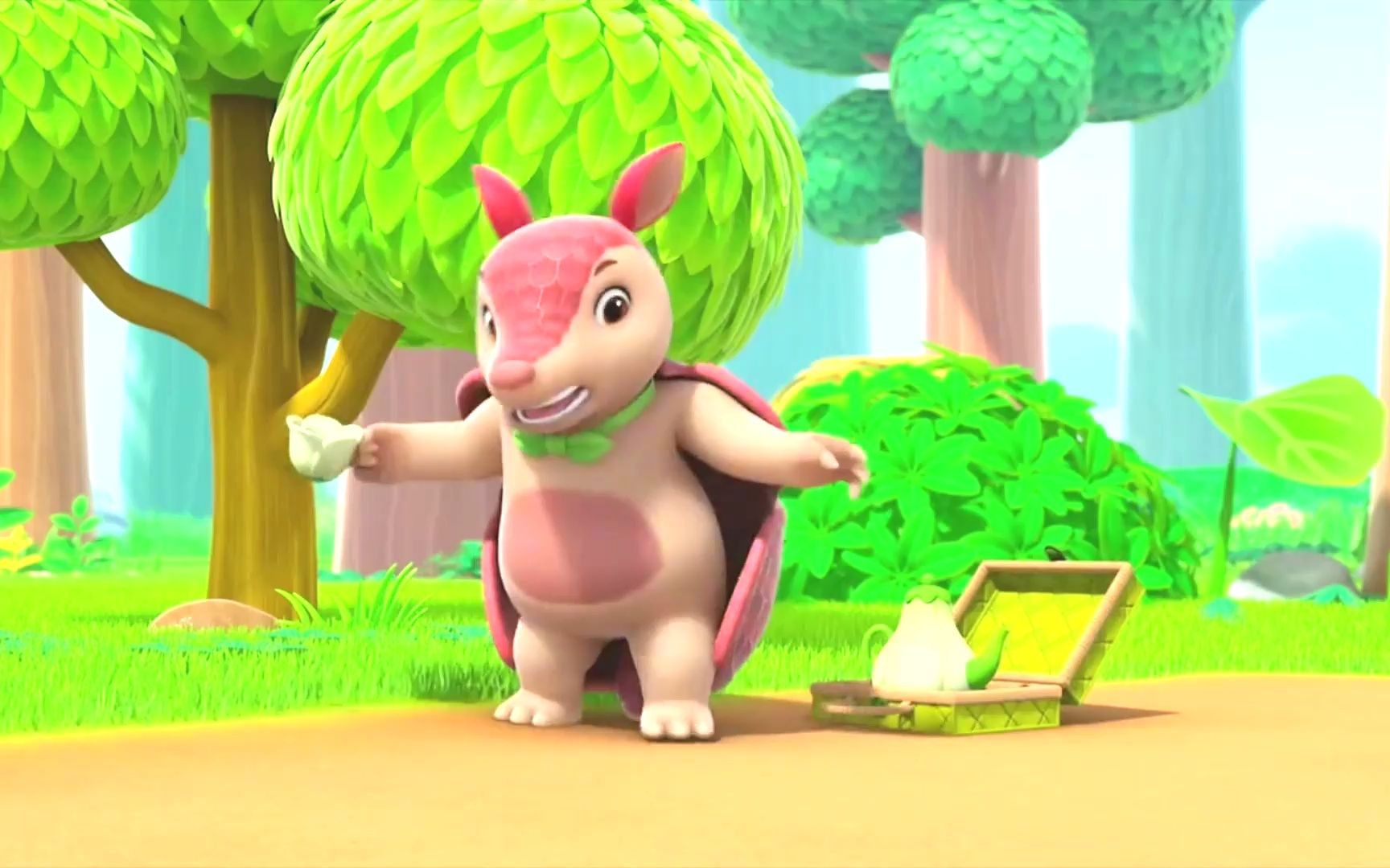 会动的石榴#萌鸡小队 #儿童动画 #动画小故事 #动画片 #少儿动画片