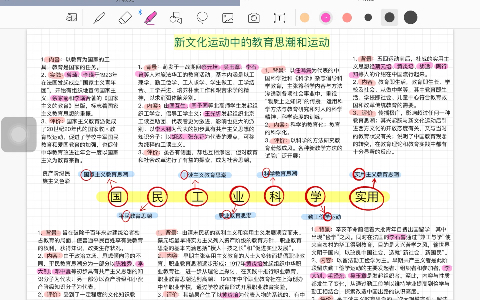 [图]333中国教育史-新文化运动中的教育思潮和运动 背诵口诀