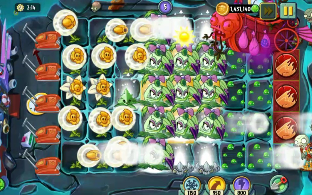活动作品湾pvz2潘妮的追击70失落僵王完美打法