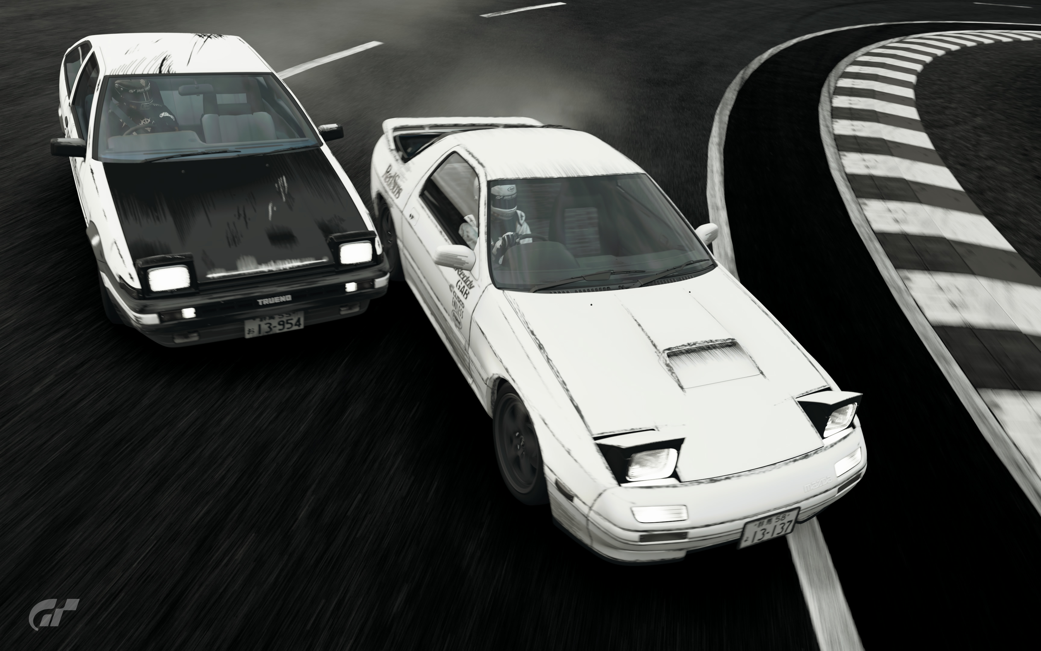 【头d还原向】藤原拓海vs高桥凉介 场景2