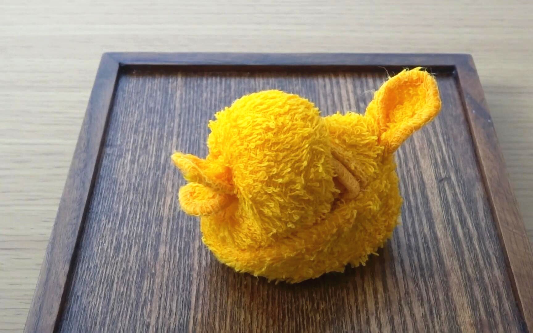 教你手工制作毛巾小鸭和毛巾小猪,原来毛巾还能这样玩_哔哩哔哩_bili