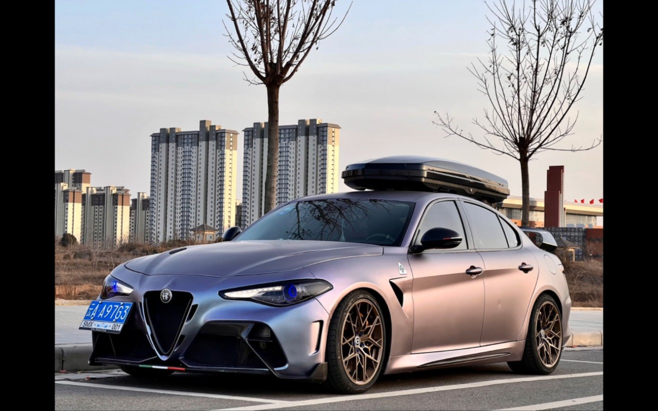 阿尔法罗密欧giulia改装清单:19英寸hre锻造轮毂日本进口横滨轮胎245