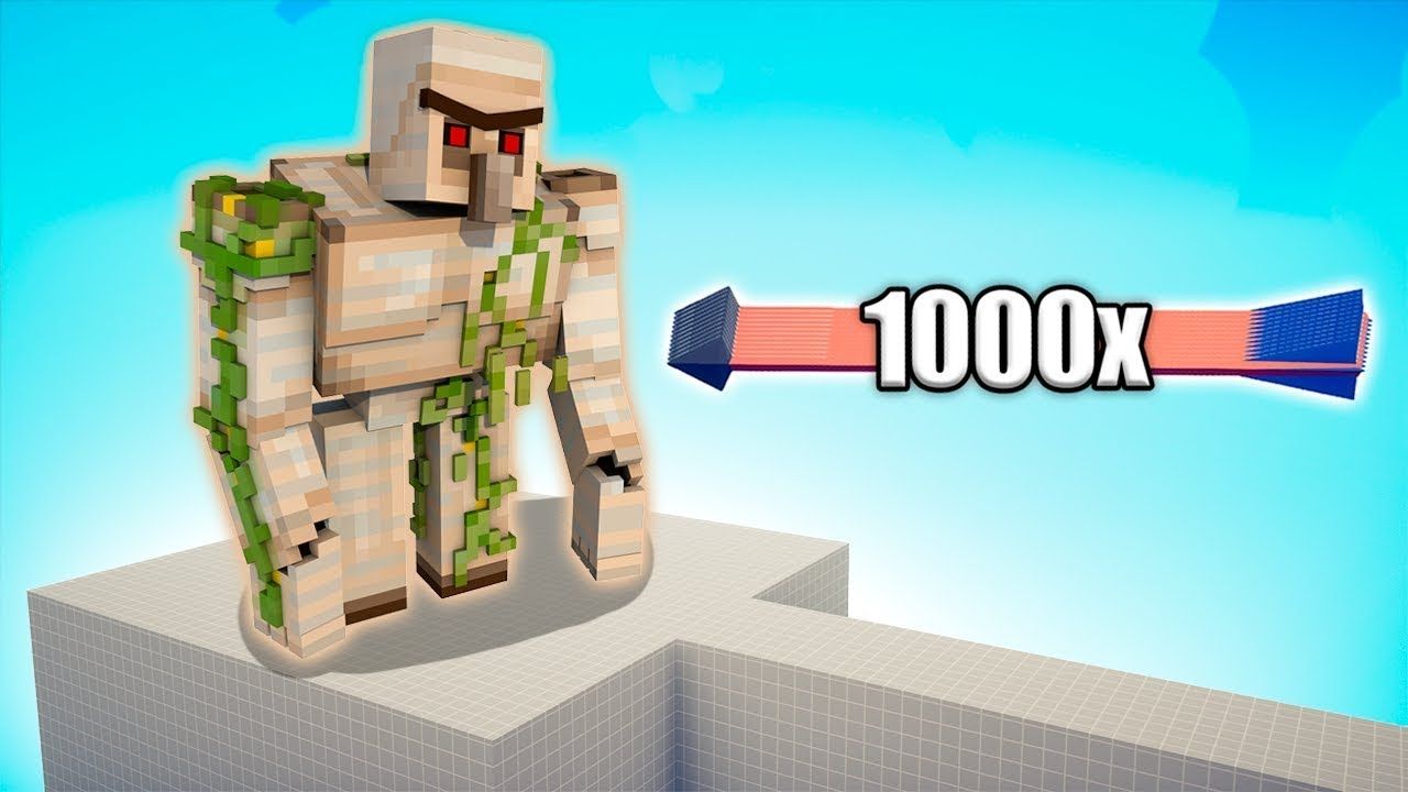 MINECRAFT GOLEM 与 1000 倍超强单位对决  TABS 完全精准的战斗模拟器 2024哔哩哔哩bilibili