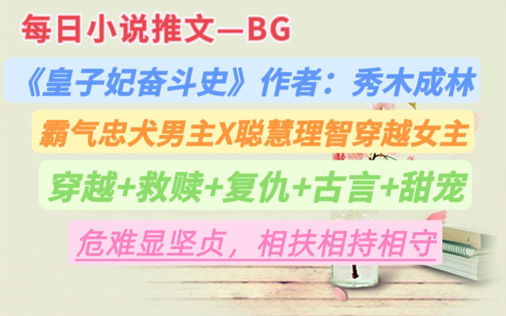 【bg推文】男女主绝境中相扶相持,趟过遍地荆棘走向辉煌—《皇子妃奋斗史》哔哩哔哩bilibili