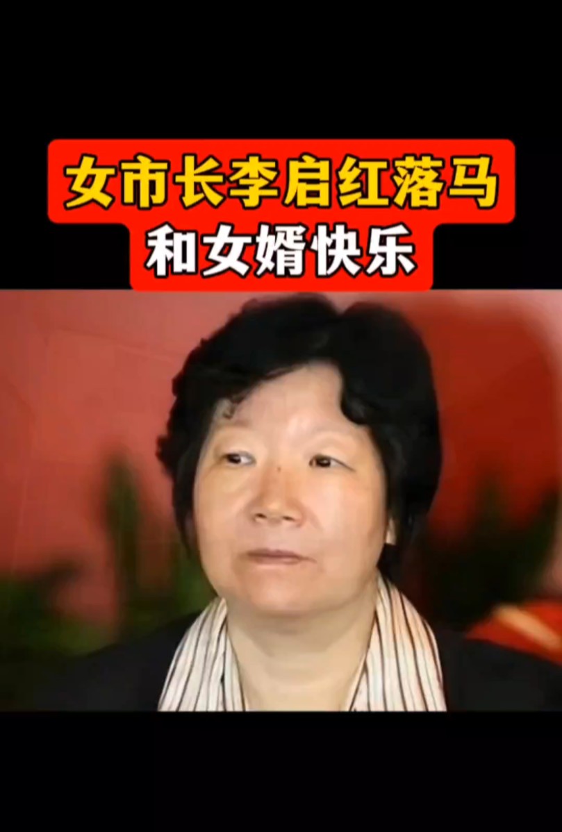 女市长李启红落马记,被发现和女婿有一腿哔哩哔哩bilibili