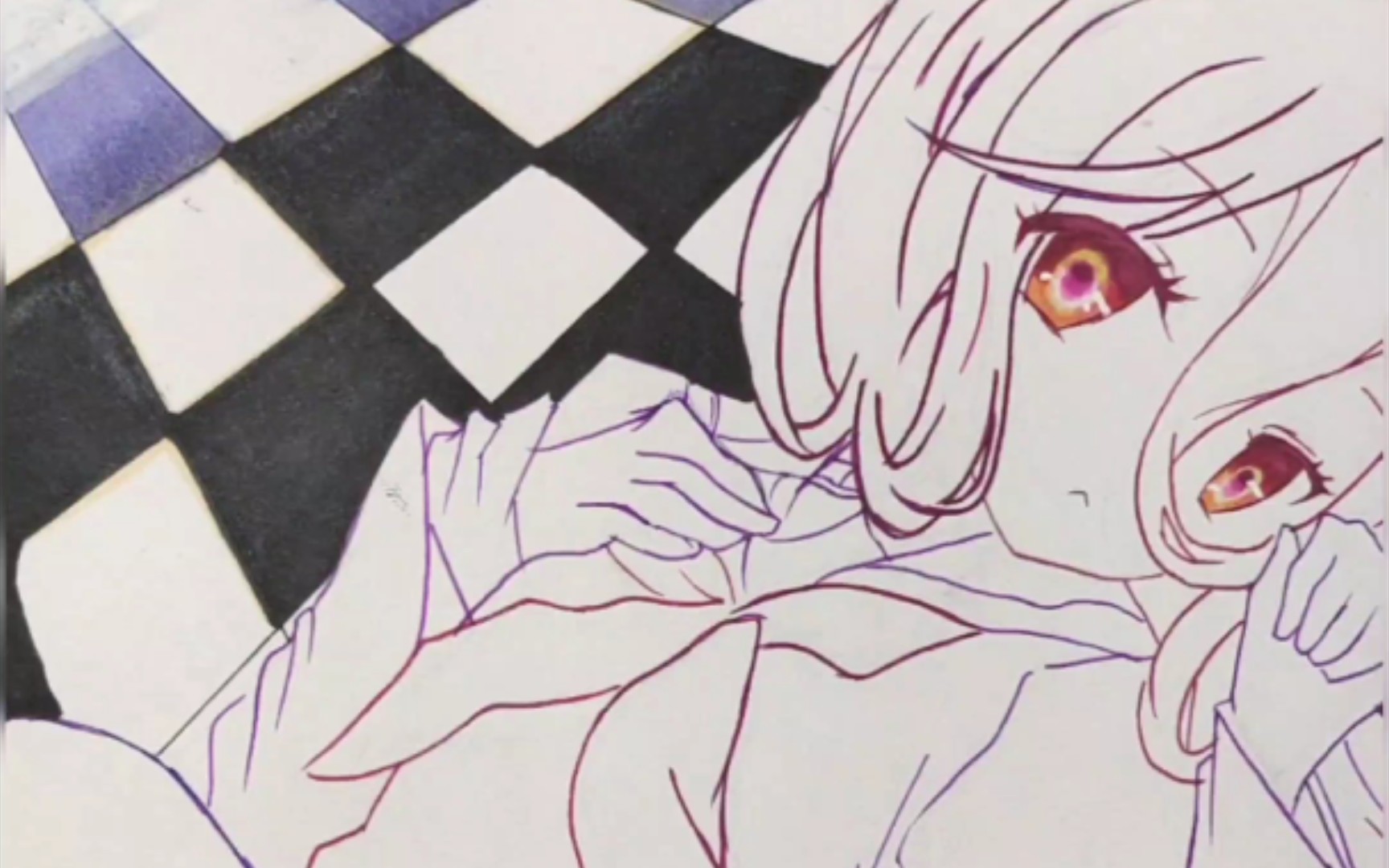 活动  【第n个老婆】游戏人生白马克笔手绘