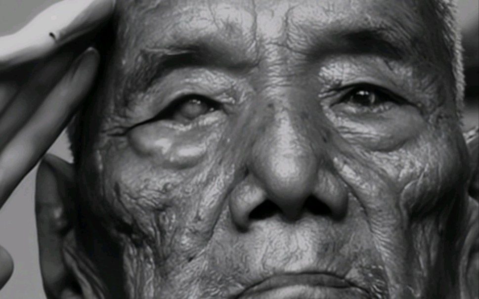 近距离感受一下压迫感,眼中带着杀气,老兵气势汹汹