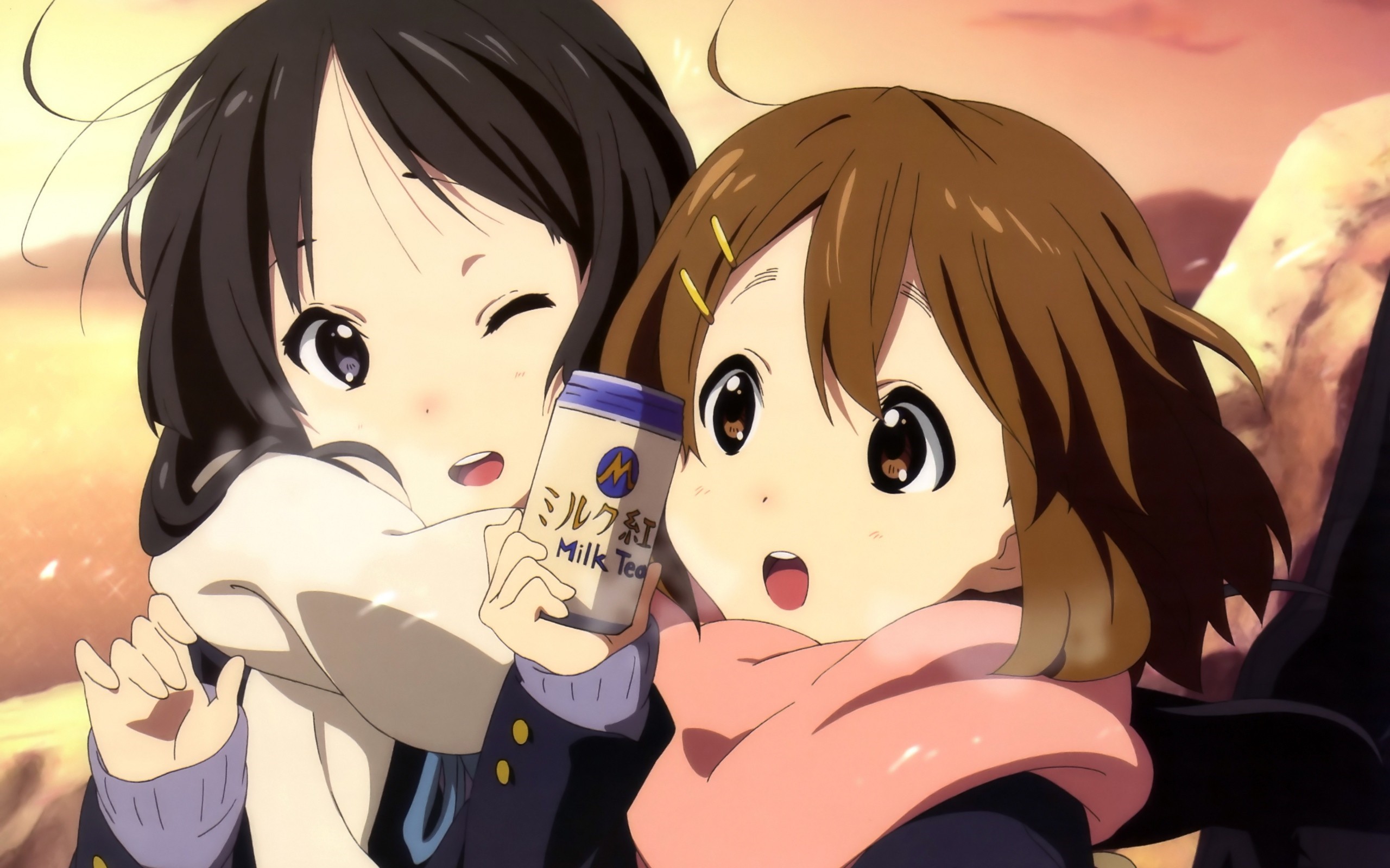 轻音少女 平泽唯可爱呆萌的表情^o