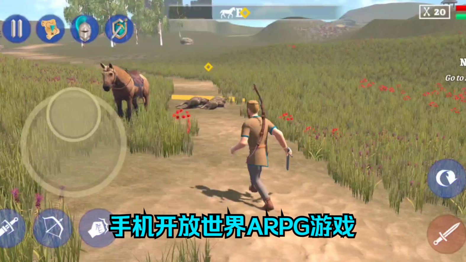 安卓手机单机游戏,一款开放世界arpg新游《knight rpg》感觉还行.