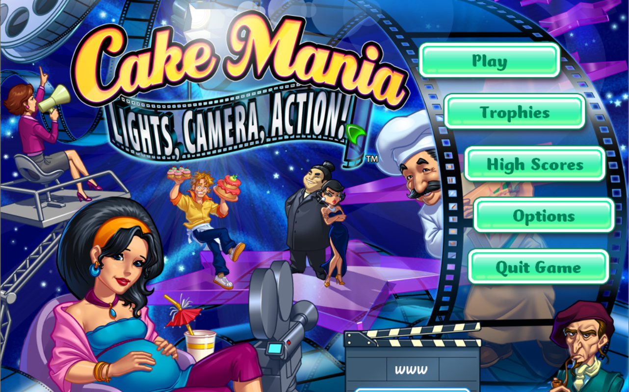 [图]幻想游戏系列——《蛋糕工坊5》（Cake Mania 5 ，又名Cake Mania —— Lights，Camera，Action！ ）