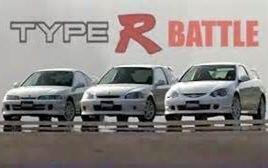 Integra Type R DC2 vs DC5 vs Civic EK9 battle at Ebisu 2001_哔哩哔