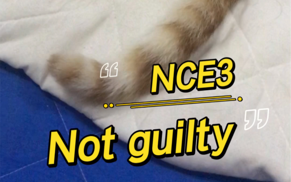 [图]NCE3-L11 Not guilty