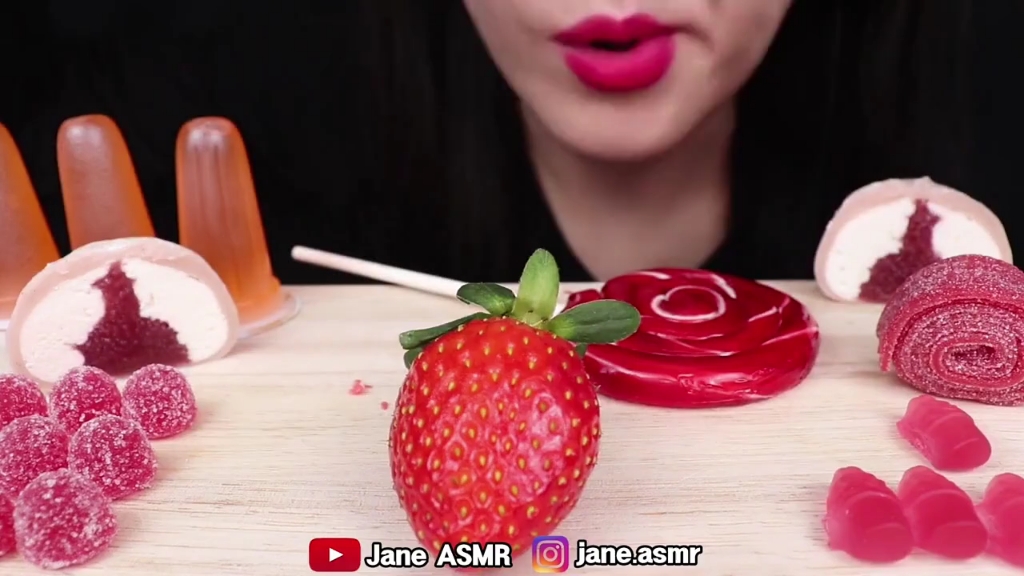 声控吃播(12)红色甜品 草莓