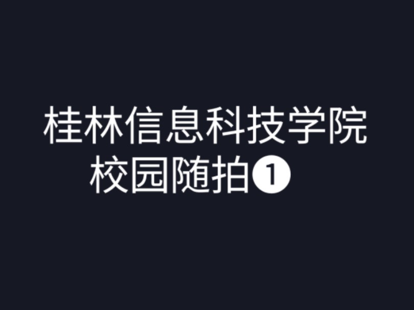 桂林信息科技学院哔哩哔哩bilibili