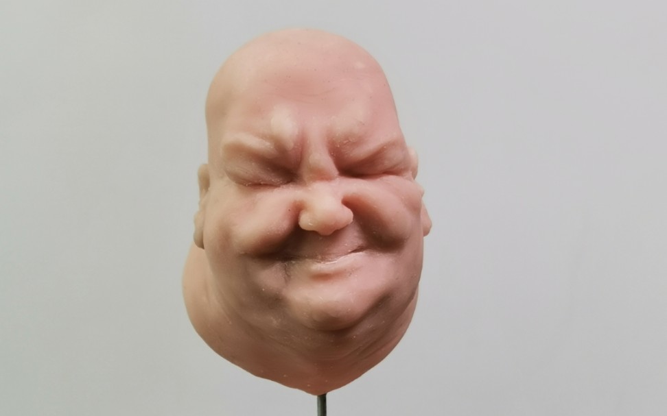 原来泥塑人物头像是这样做的呀!