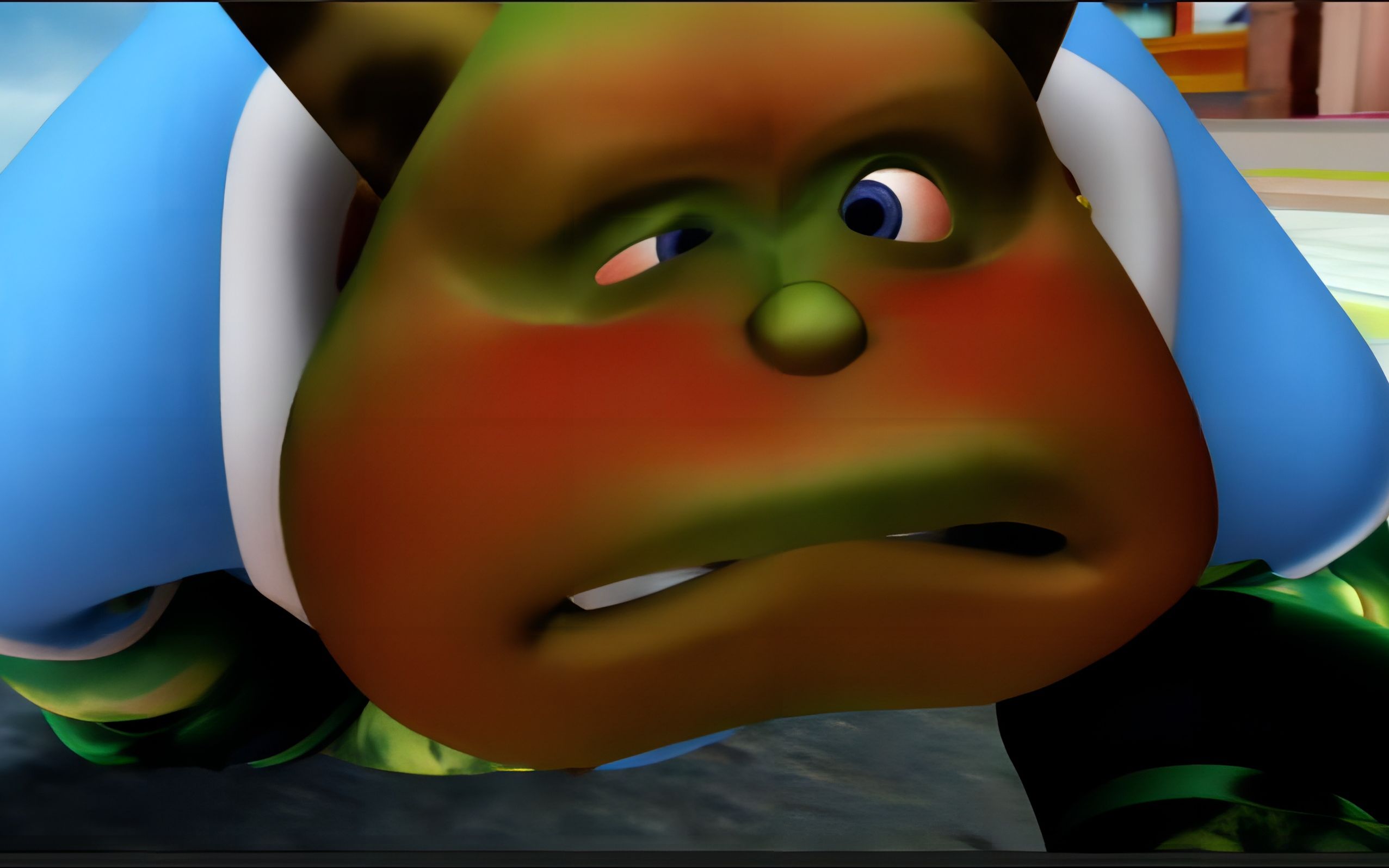 大傻怪居然把翔拉在了猪猪侠的身上?