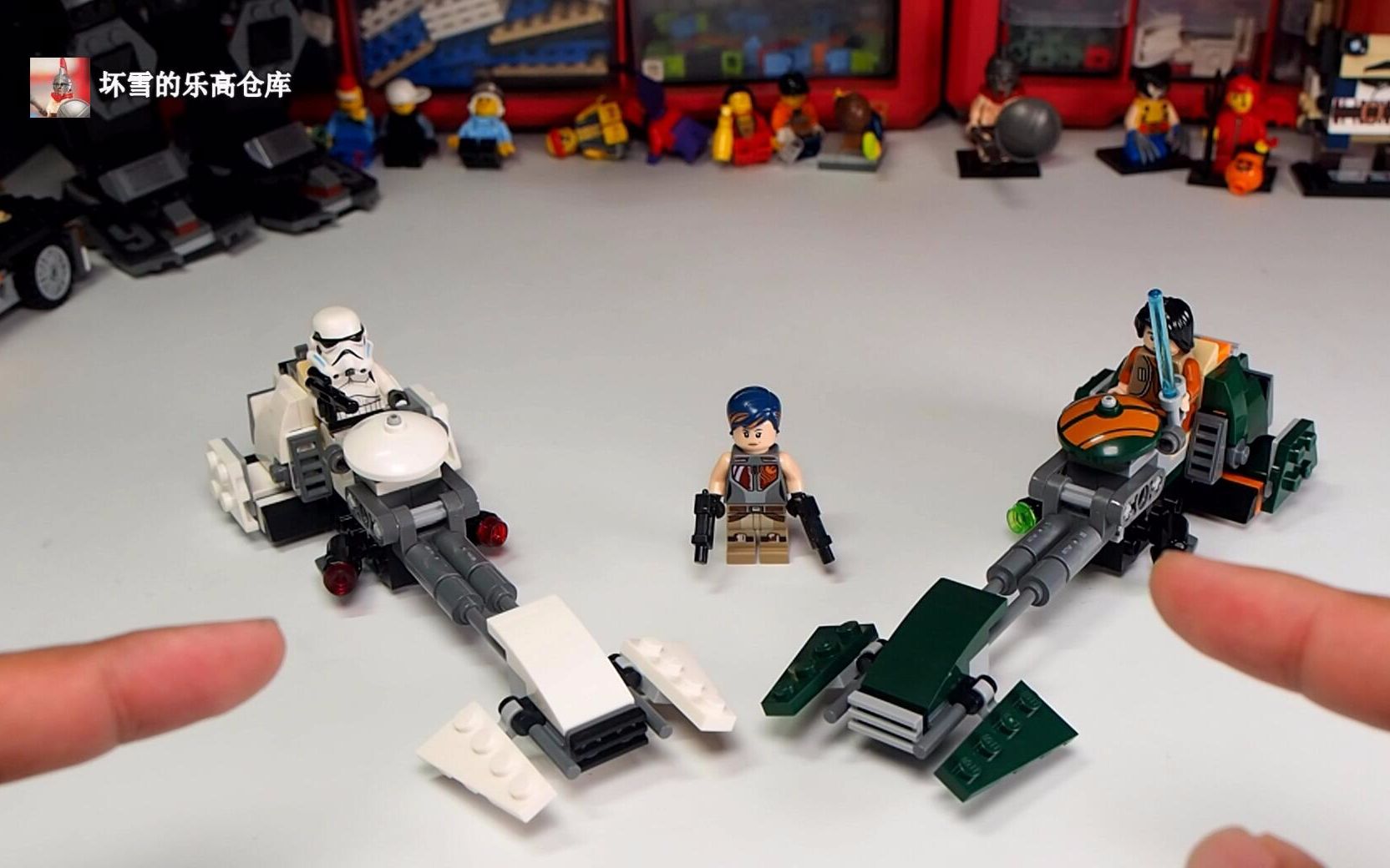 乐高搭建:乐高星球大战之义军崛起系列75090依斯拉的极速飞车