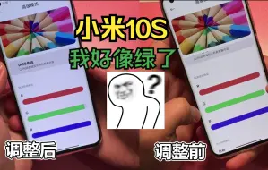 Download Video: 小米10S屏幕绿到你发慌？别怕！补救方法来了