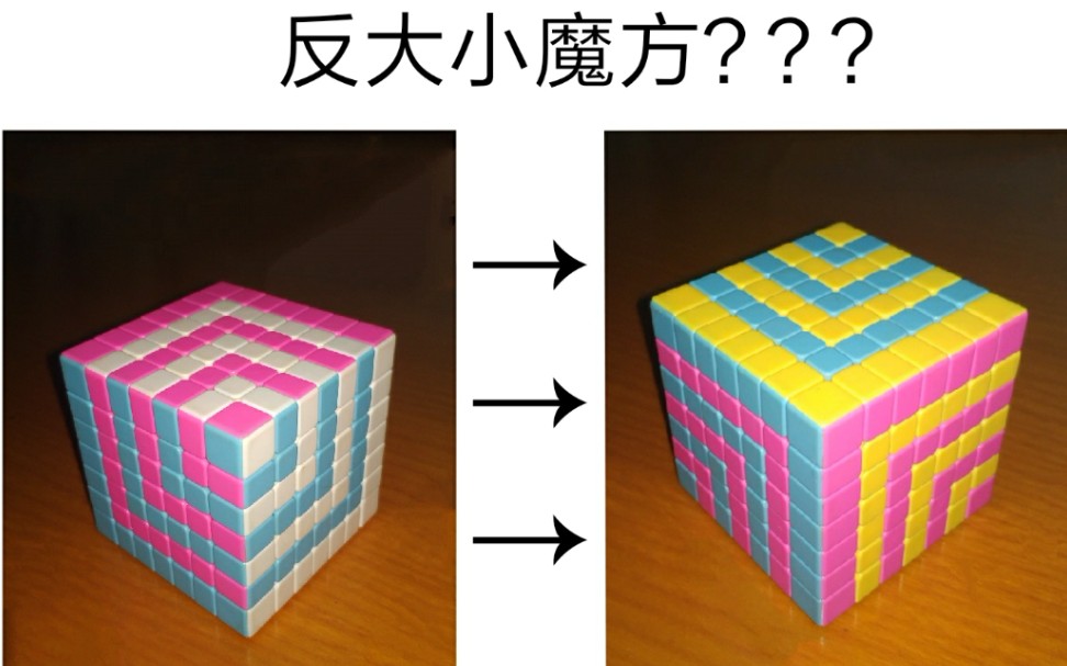 魔方花式反大小魔方